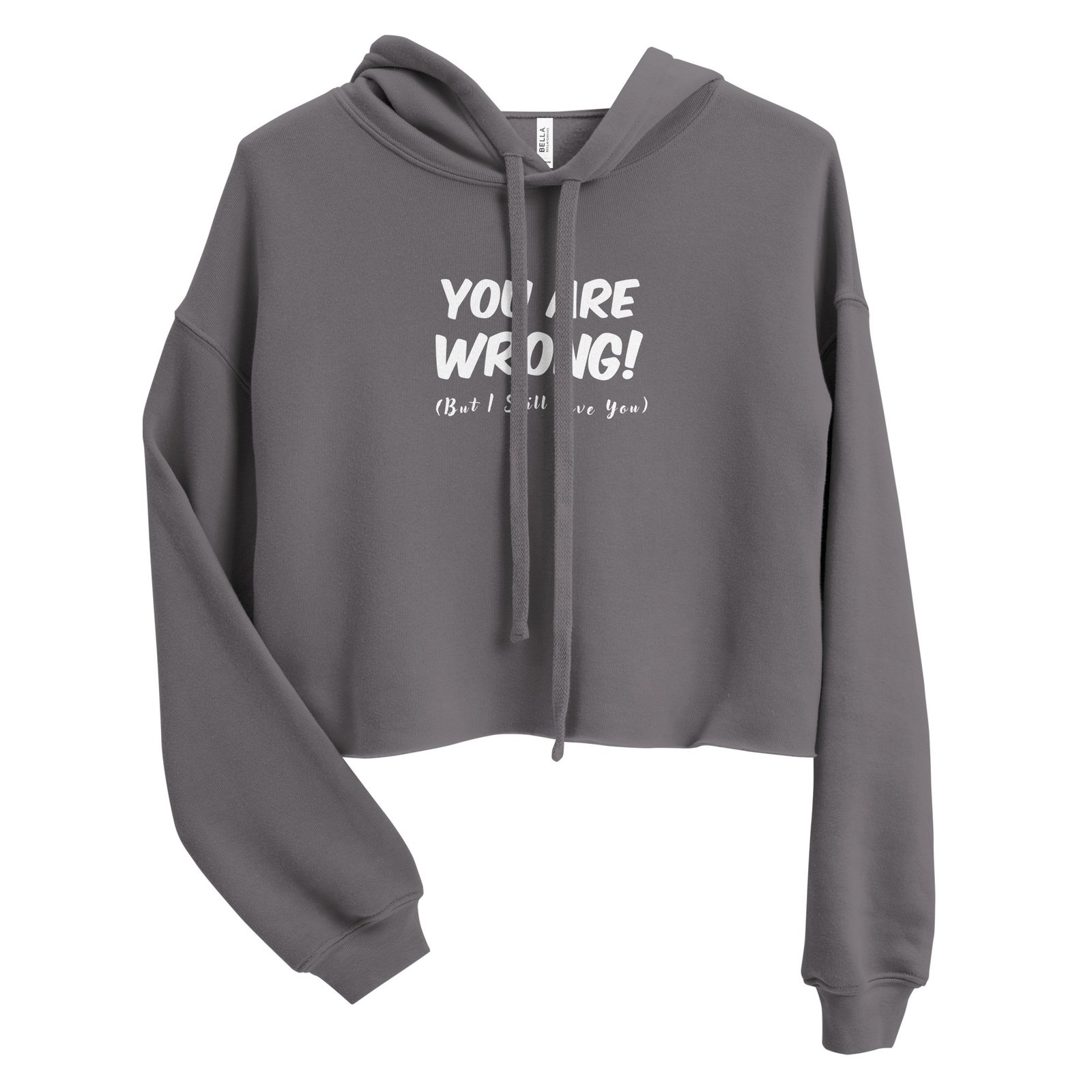 You Are Wrong (But I still Love You) Crop Hoodie - Image 6
